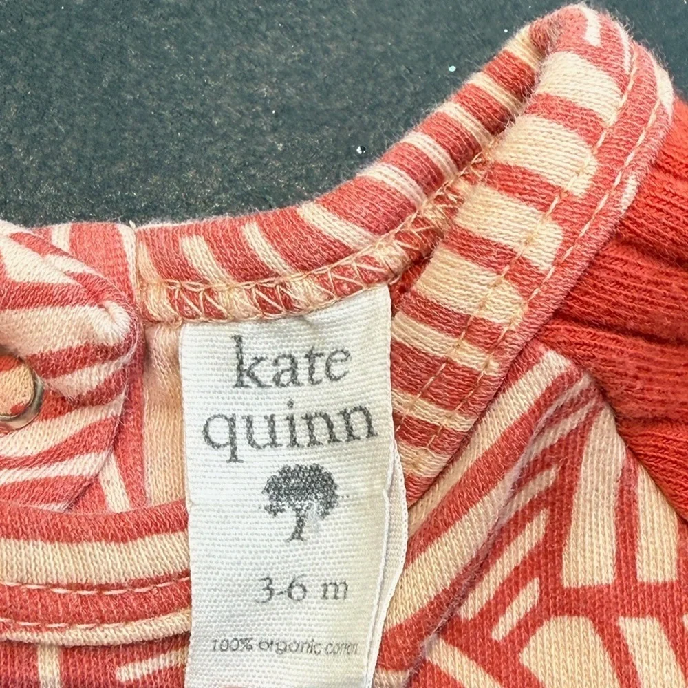Kate Quinn Organic Cotton Romper Modern Stripes 3-6 Months